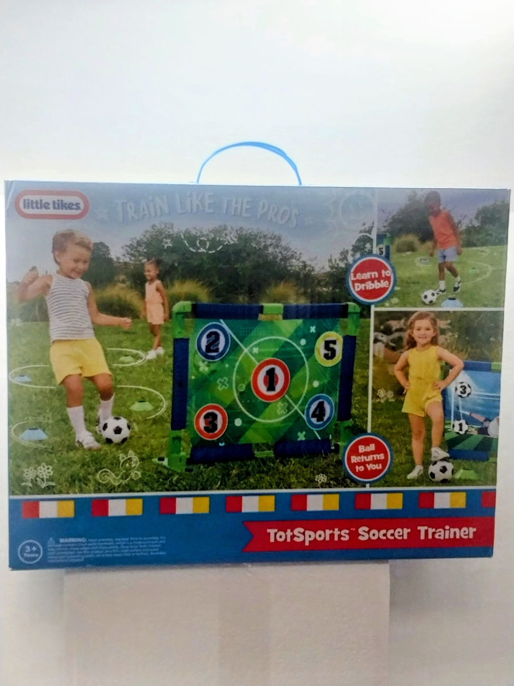 Little Tikes TotSports Soccer Trainer - Green/Blue Target Panel